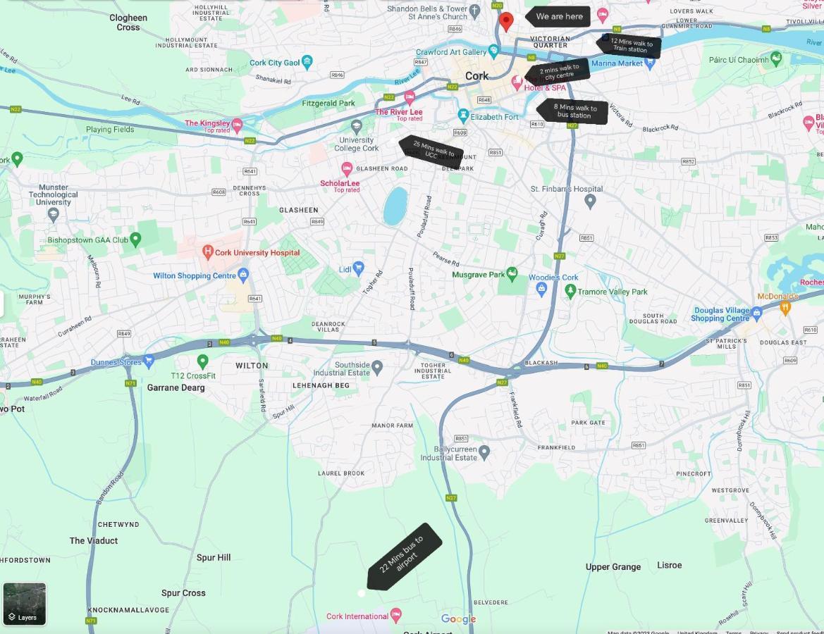 Cork City En-Suite Single Room المظهر الخارجي الصورة